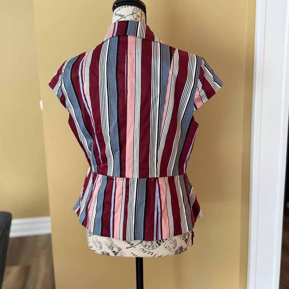 Striped Multicolor Women's Top